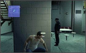 Udaj się na lewo, w stronę schodów, po drodze uważając na kamerę - - Chapter 6 | Opis przejścia Prison Break The Conspiracy - Prison Break: The Conspiracy - poradnik do gry