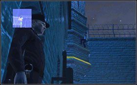 Musisz przebiec na drugą stronę, wskazane jest biec, nie skradać się, aby łatwiej i szybciej omijać światła reflektorów - - Chapter 7 (3) | Opis przejścia Prison Break The Conspiracy - Prison Break: The Conspiracy - poradnik do gry