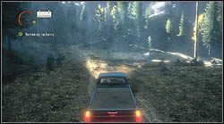 Podczas jazdy samochodem dotrzesz do skrzyżowania - Alan Wake: Skrzynie z zaopatrzeniem - lista - Alan Wake - poradnik do gry