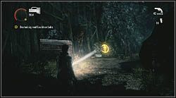 Po przejażdżce wagonikiem dokładnie zbadaj dolinkę, do której dotrzesz - Alan Wake: Skrzynie z zaopatrzeniem - lista - Alan Wake - poradnik do gry