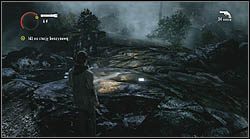 Kolejna strona leży na skałach, znajdziesz ją w drodze do składu drewna - Alan Wake: Strony maszynopisu Odc. 1, Koszmar - lokacje, znajdźki - Alan Wake - poradnik do gry
