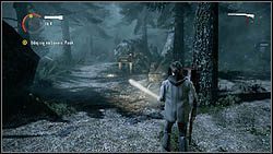 Kolejna kartka leży na ziemi, niedaleko latarni zasilanej generatorem i czerwonej skrzynki z wyposażeniem - Alan Wake: Strony maszynopisu Odc. 2, Opętany - lokacje, znajdźki - Alan Wake - poradnik do gry