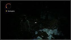 Gdy dojdziesz do momentu, w którym można zaobserwować dachowanie radiowozu, udaj się drogą, którą przybył samochód - Alan Wake: Strony maszynopisu Odc. 3, Okup - lokacje, znajdźki - Alan Wake - poradnik do gry