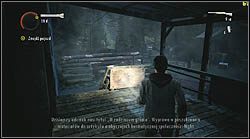 Kolejną kartkę znajdziesz na barierce drewnianego balkonu, przez który przechodzisz na dworcu kolejowym - Alan Wake: Strony maszynopisu Odc. 3, Okup - lokacje, znajdźki - Alan Wake - poradnik do gry