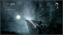 Następny termos znajdziesz na klifach, nad rzeką, niedaleko drugiego napotkanego generatora - Alan Wake: Termosy odc. 2, Opętany - lokacje, znajdźki - Alan Wake - poradnik do gry