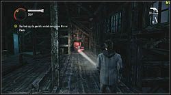 Kolejny termos napotkasz po wyłączeniu zasilania ogrodzenia, w budynku, po wejściu po drabinie, na czerwonym fotelu - Alan Wake: Termosy odc. 3, Okup - lokacje, znajdźki - Alan Wake - poradnik do gry