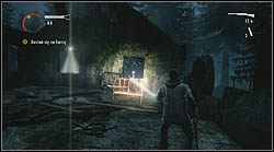 Kolejny termos stoi na piętrze ruin, do których docierasz po przejściu przez las wypełniony sidłami - Alan Wake: Termosy odc. 4, Prawda - lokacje, znajdźki - Alan Wake - poradnik do gry
