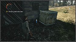 Podczas jazdy samochodem ujrzysz dużą stodołę po lewej stronie - Alan Wake: Termosy odc. 6, Odjazd - lokacje, znajdźki - Alan Wake - poradnik do gry