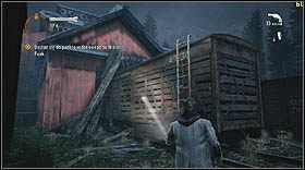 Gdy będzie po walce, przejdź przez jeden z wagonów (znajdziesz w nim granaty błyskowe) i kontynuuj wędrówkę - Alan Wake: Wyścig z czasem w kopalni (1) - osiągnięcie, jak zdobyć? - Alan Wake - poradnik do gry