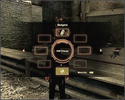 Jeżeli masz zamiar odbyć trening w zakresie korzystania z gadżetów to musisz skorzystać z lewych drzwi (M1, 13) - Graybox - Opis przejścia (3) | Prolog Alpha Protocol - Alpha Protocol - poradnik do gry