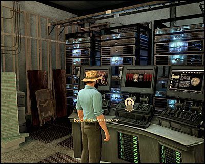 Po odnalezieniu komputera możesz wybrać jedną z dwóch zakładek - Kryjówka - Ogólne | Arabia | Alpha Protocol - Alpha Protocol - poradnik do gry