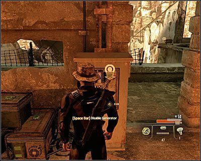 Do właściwej części tego zadania proponuję przystąpić dopiero po zabezpieczeniu i zbadaniu całej okolicy - Jizan Weapons - Opis przejścia (1) | Arabia | Alpha Protocol - Alpha Protocol - poradnik do gry