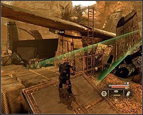 Wybór prawej ścieżki pozwoliłby Ci natomiast na przeskoczenie przez niewielki płotek i na dotarcie do skrzydła samolotu - Shaheed - Opis przejścia (1) | Arabia | Alpha Protocol - Alpha Protocol - poradnik do gry
