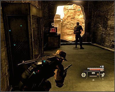 Po skorzystaniu ze schodów dotrzesz do dwóch punktów obserwacyjnych (M5, 15) - Shaheed - Opis przejścia (2) | Arabia | Alpha Protocol - Alpha Protocol - poradnik do gry