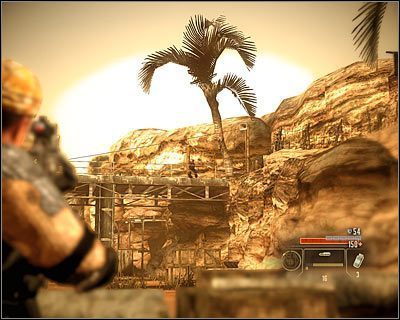 Walka z bossem: Jeżeli masz zamiar walczyć z porucznikiem to zacznij od wyeliminowania najbliższego wartownika (pozostawi on po sobie losowy cenny przedmiot) - Shaheed - Opis przejścia (4) | Arabia | Alpha Protocol - Alpha Protocol - poradnik do gry