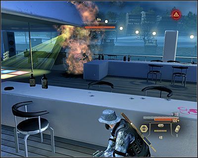 Dopiero po zlikwidowaniu ochroniarzy zajmij się atakowaniem samej Sis - Lazos Yacht - Opis przejścia (2) | Moskwa | Alpha Protocol - Alpha Protocol - poradnik do gry