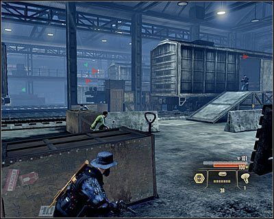 Do znajdującej się nieopodal hali prowadzą dwie różne ścieżki (M7, 2) - Weapon Shipments - Opis przejścia (1) | Moskwa | Alpha Protocol - Alpha Protocol - poradnik do gry