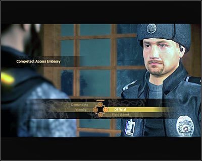 Do wnętrza amerykańskiej ambasady możesz przedostać się na dwa zasadnicze sposoby - Surkov - Opis przejścia (1) | Moskwa | Alpha Protocol - Alpha Protocol - poradnik do gry
