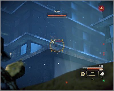 Dodatkowo musisz także uważać na snajpera, który może się pojawić na dachu zachodniego budynku (M8A, 10) - Surkov - Opis przejścia (2) | Moskwa | Alpha Protocol - Alpha Protocol - poradnik do gry