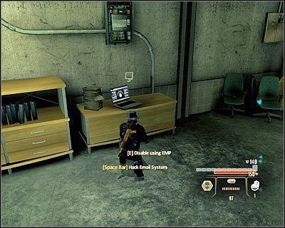 Dane, o których jest mowa, możesz pozyskać włamując się do nowego terminalu komputerowego zlokalizowanego w północnej części kryjówki (M18, 4) - Surkovs Escape - Opis przejścia | Moskwa | Alpha Protocol - Alpha Protocol - poradnik do gry