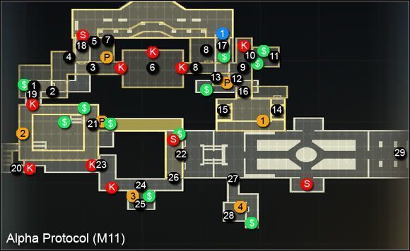 1 - Marburgs Villa - Wprowadzenie i mapa | Rzym | Alpha Protocol - Alpha Protocol - poradnik do gry