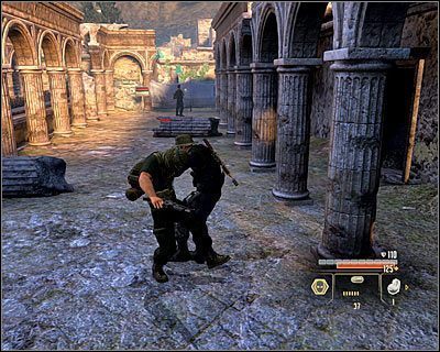 Misję rozpoczynasz w południowej części planszy (M12, 1) - Ruins - Opis przejścia (1) | Rzym | Alpha Protocol - Alpha Protocol - poradnik do gry