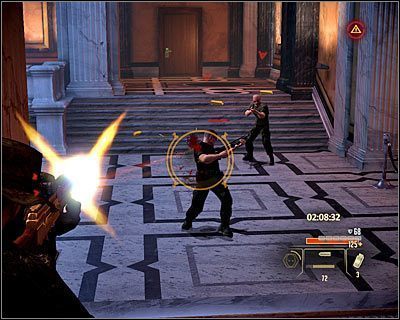 Gra w momencie wejścia do sali zacznie odliczać czas - na rozbrojenie obu bomb będziesz miał trzy minuty - Museum of Art - Opis przejścia (3) | Rzym | Alpha Protocol - Alpha Protocol - poradnik do gry