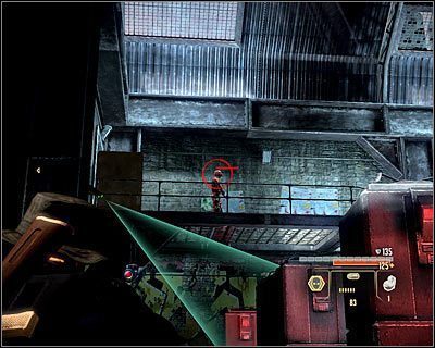 W momencie włamania się do wymaganej liczby systemów komputerowych na górnym balkoniku pojawi się nowy wartownik (M16, 9) - Warehouse District Data - Opis przejścia (2) | Tajpej | Alpha Protocol - Alpha Protocol - poradnik do gry