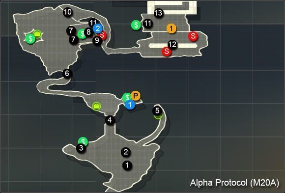 1 - Stop Omen - Wprowadzenie i mapy | Tajpej | Alpha Protocol - Alpha Protocol - poradnik do gry