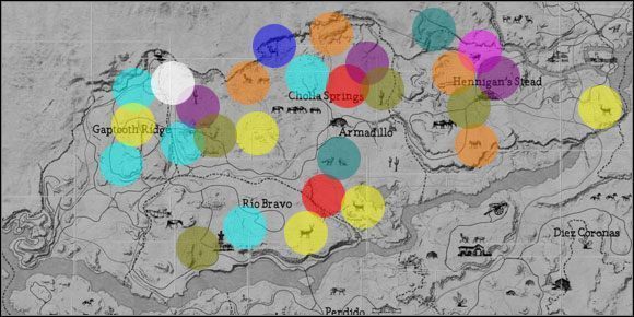 5 - Flora i fauna | Mapy | Red Dead Redemption - Red Dead Redemption - poradnik do gry
