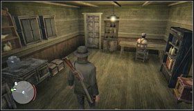 Część stroju znajdziesz w Theves Landing, w magazynie, w jednym z pomieszczeń - Stroje (1) | Aktywności dodatkowe | Red Dead Redemption - Red Dead Redemption - poradnik do gry