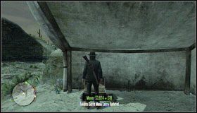 Część stroju znajdziesz w Sidewinder Gulch, w namiocie na wzniesieniu (tym po lewej) - Stroje (1) | Aktywności dodatkowe | Red Dead Redemption - Red Dead Redemption - poradnik do gry