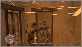 W pewnym momencie, na mini-mapie pojawi się ikonka czerwonej czaszki - jest to pierwszy szef gangu, który przebywa w kaplicy - Kryjówki gangów (2) | Aktywności dodatkowe | Red Dead Redemption - Red Dead Redemption - poradnik do gry