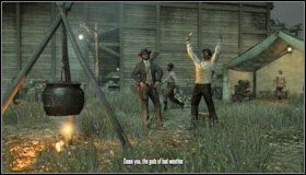 Skieruj się do Pacific Union Railroad Camp (I3) , gdzie spotkasz reżysera MacKenna #1 - Nieznajomi (2) | Aktywności dodatkowe | Red Dead Redemption - Red Dead Redemption - poradnik do gry