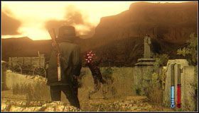 Udaj się we wskazane miejsce (L3) , gdzie znajdziesz cmentarz oraz grzebiącego kobietę Mario #1 - Nieznajomi (3) | Aktywności dodatkowe | Red Dead Redemption - Red Dead Redemption - poradnik do gry