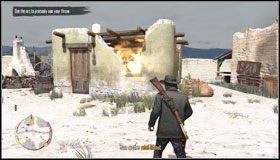 Spotkaj się z Vincentem na środku placu, gdzie pozyskasz instrukcję spalenia tego miejsca - Northern Mexico (2) | Opis przejścia | Red Dead Redemption - Red Dead Redemption - poradnik do gry