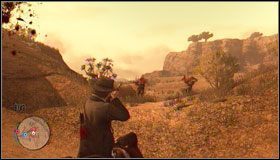 Kolejnym krokiem jest sprowadzenie konia, znajdziesz je tuż przy bramie wejściowej #1 - Northern Mexico (3) | Opis przejścia | Red Dead Redemption - Red Dead Redemption - poradnik do gry