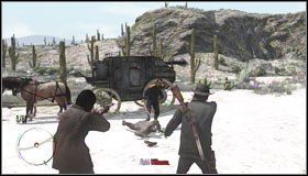 Priorytetem jest operator karabinu maszynowego zamontowanego na tyłach opancerzonego dyliżansu #1 - Northern Mexico (4) | Opis przejścia | Red Dead Redemption - Red Dead Redemption - poradnik do gry