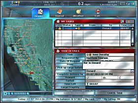 Zaglądając do podręcznego organizera możesz sprawdzić w jakie konkretnie miejsce powinieneś się udać by odebrać Dorothy - wystarczy kliknąć na dolne 3 kropki ( - Solucja (1) | Fabuła | RignRoll Tirowiec - RignRoll: Tirowiec - poradnik do gry