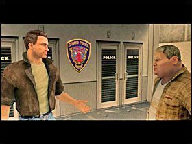 Przed Komendą Policji zjawi się także grubas Crane - Solucja (3) | Fabuła | RignRoll Tirowiec - RignRoll: Tirowiec - poradnik do gry