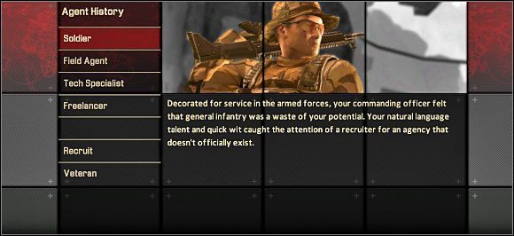 Wybór klasy postaci jest de facto ustaleniem przeszłości Michaela i wykonywanego przez niego do tej pory zawodu - Dostępne klasy | Tworzenie postaci | Alpha Protocol - Alpha Protocol - poradnik do gry