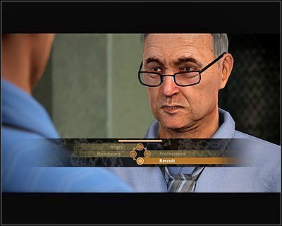 Rekrut może liczyć na specjalne opcje dialogowe dostępne w trakcie rozgrywania prologu - Omówienie klas (2) | Tworzenie postaci | Alpha Protocol - Alpha Protocol - poradnik do gry