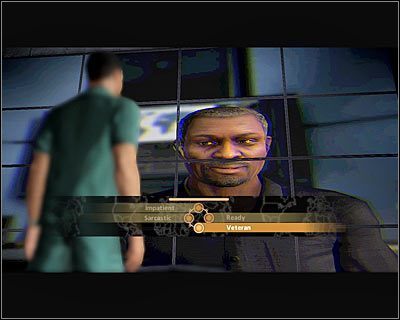 Dla klasy weterana również przygotowane zostały specjalne opcje zachowania w trakcie pobytu w Graybox - Omówienie klas (2) | Tworzenie postaci | Alpha Protocol - Alpha Protocol - poradnik do gry