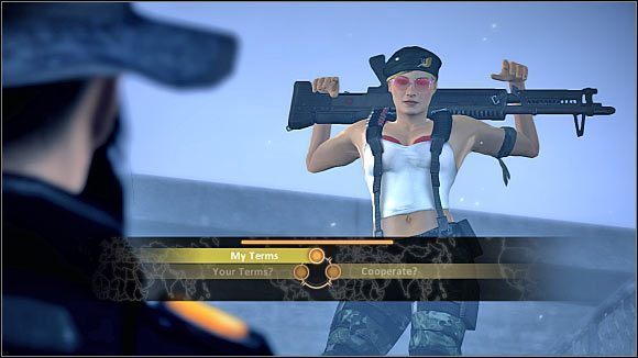 Z SIE po raz pierwszy będziesz mógł porozmawiać tuż po rozpoczęciu rozgrywanej w Moskwie misji dotyczącej odnalezienia transportu broni (Investigate Weapon Shipments) - Romanse (3) | NPC | Alpha Protocol - Alpha Protocol - poradnik do gry