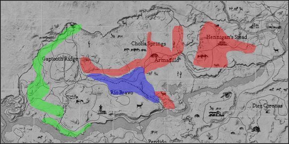 2 - Mapy | Wyzwania | Osiągnięcia | Red Dead Redemption - Red Dead Redemption - poradnik do gry