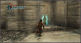 W miejscu, w którym Malik ostatecznie przemienia się w Ratasha nie skacz od razu w kierunku sępów, ale dojdź do krawędzi po lewej stronie, a zobaczysz tryskające strumienie wody - Część 2 | Sarkofagi Prince of Persia Zapomniane Piaski - Prince of Persia: Zapomniane Piaski - poradnik do gry