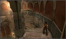 Stań pośrodku kaskad wody, zatrzymaj czas i odbijając się od nich dostań się wyżej - Łaźnia | Opis przejścia Prince of Persia Zapomniane Piaski - Prince of Persia: Zapomniane Piaski - poradnik do gry