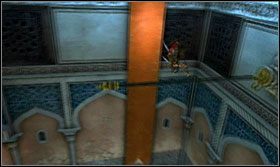 Na końcu po fladze zjedź w dół - Łaźnia | Opis przejścia Prince of Persia Zapomniane Piaski - Prince of Persia: Zapomniane Piaski - poradnik do gry