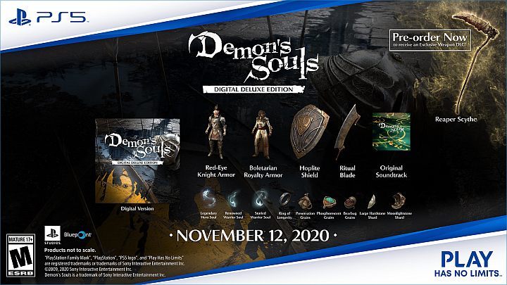 Edycja Digital Deluxe Edition oferowana jest wyłącznie w wersji cyfrowej - Demons Souls - poradnik do gry