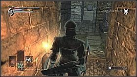Teraz schodzimy na sam dół i używamy dźwigni - Demons Souls: Boletarian Palace (2) - solucja, opis przejścia - Demons Souls - poradnik do gry